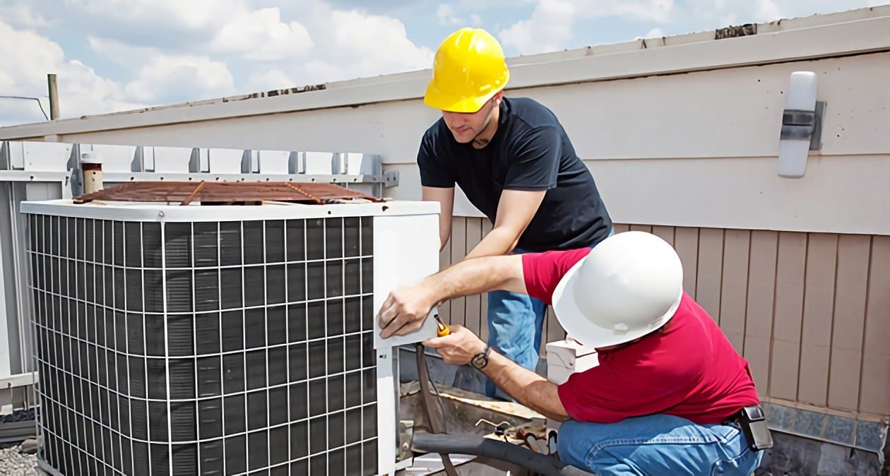 CoreComfortHVAC team at work in Chicago
